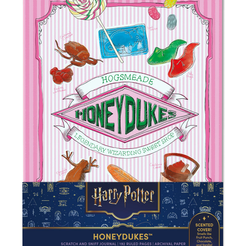 Honeydukes dagbok med scratch-and-sniff-effekt