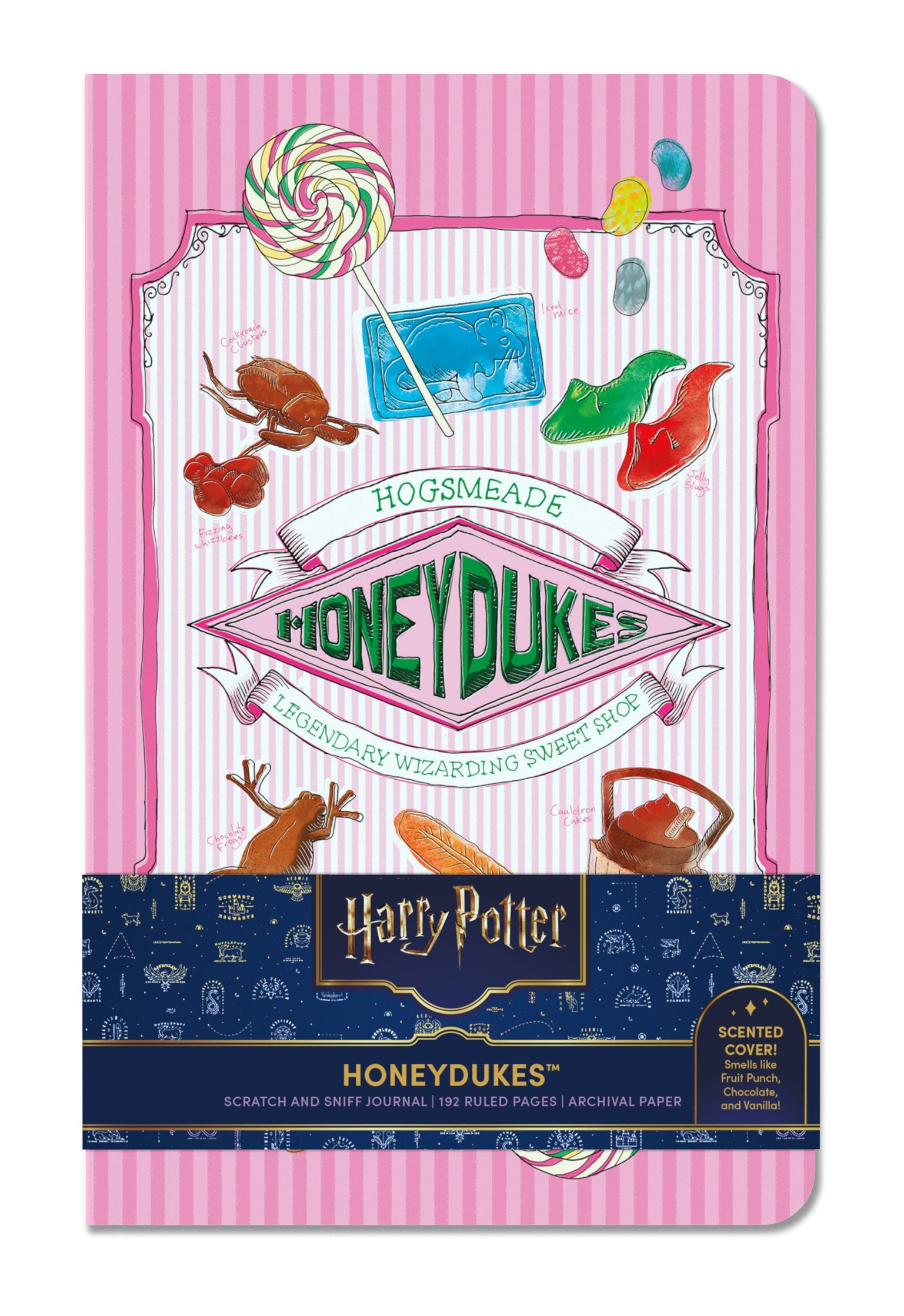 Honeydukes dagbok med scratch-and-sniff-effekt