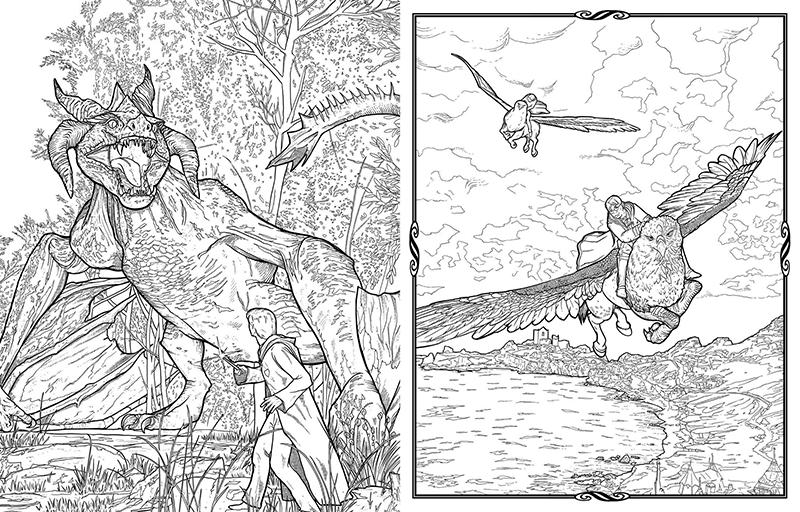 Hogwarts Legacy fargeleggingsbok