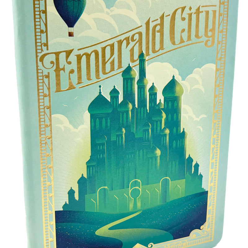Emerald City-journal med båndanheng