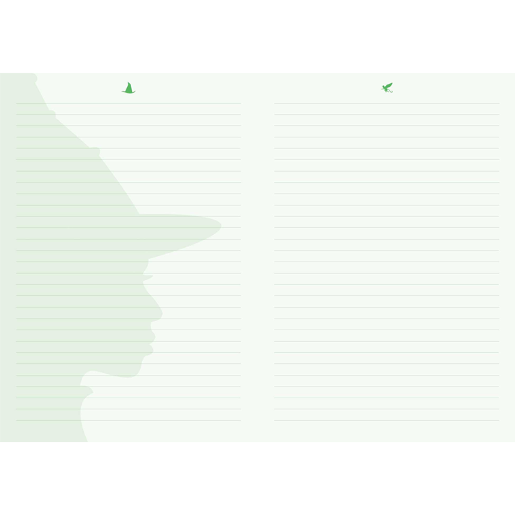 Wicked Reversible Sculpted Journal