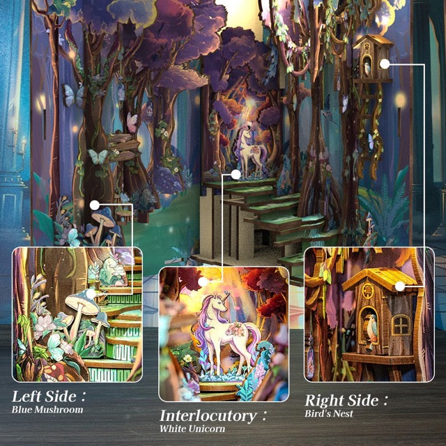 The Grace of the Forest - Book nook byggesett