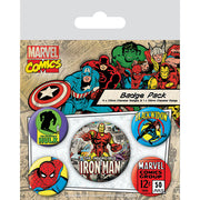 Marvel button-pakke – iron man