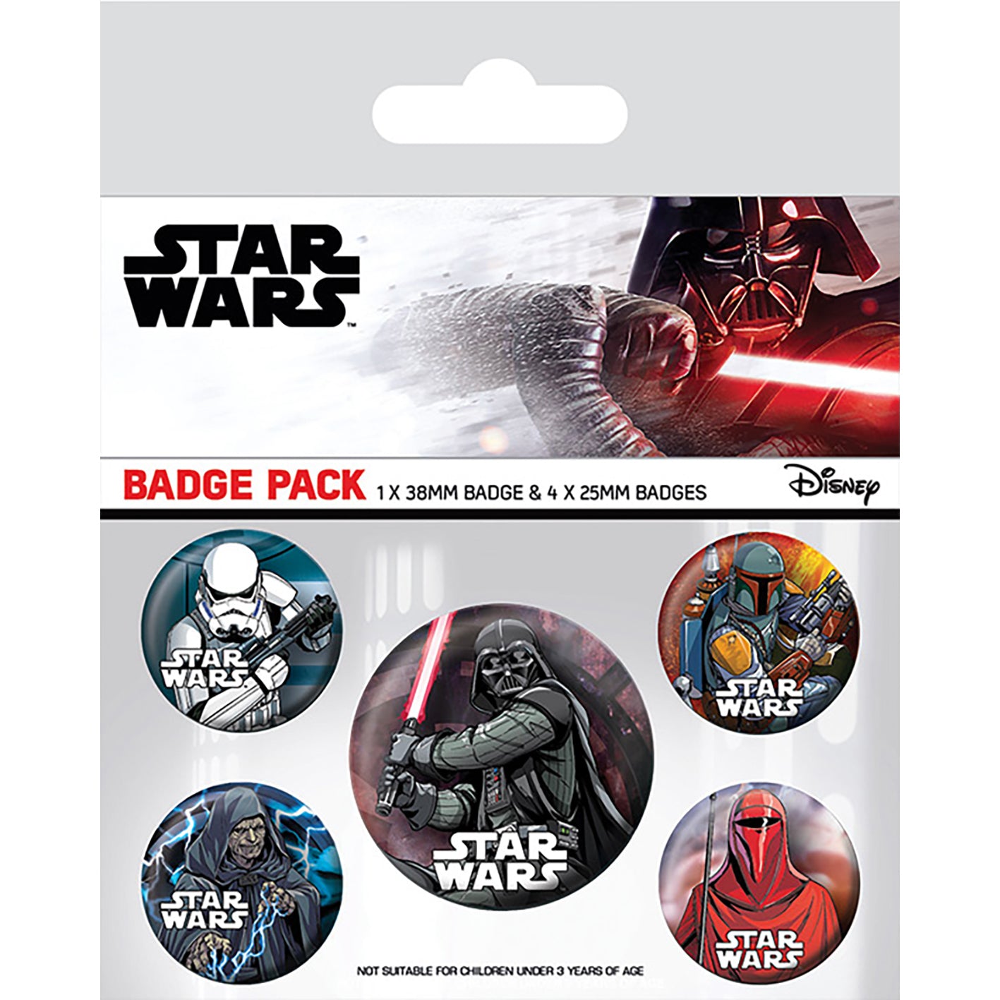 Star Wars button-pakke – dark side
