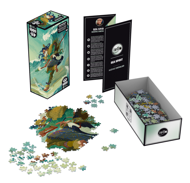 Sea Spirit puslespill - lyser i mørket (1000 brikker)