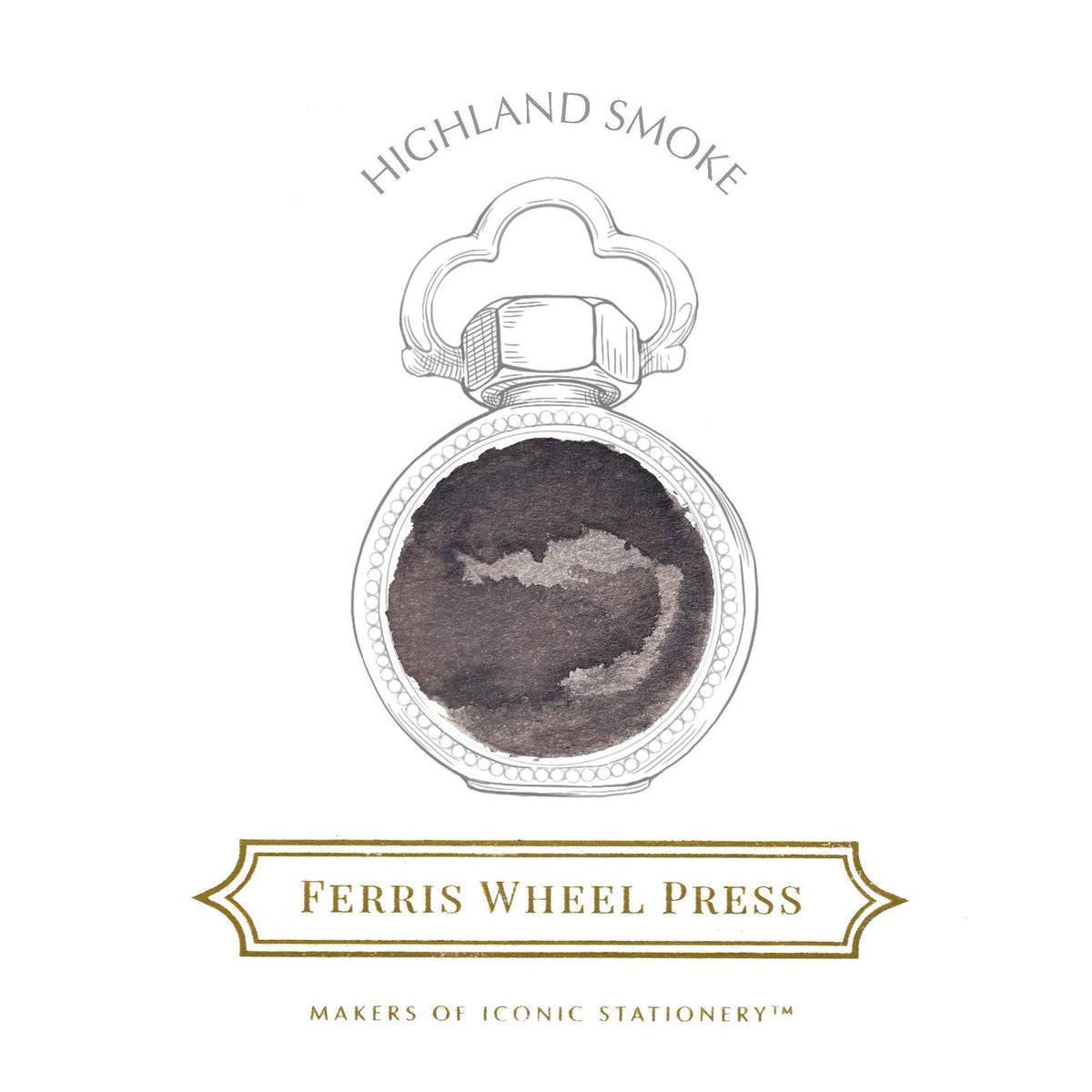 Blekk til fyllepenn 10 ml – Highland Smoke