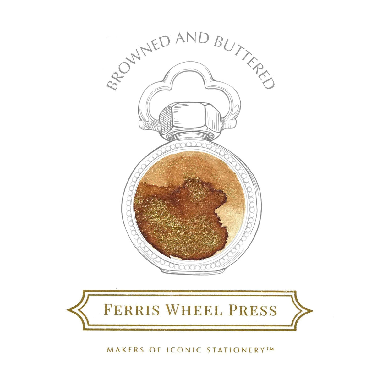Blekk til fyllepenn 10 ml – Browned and Buttered