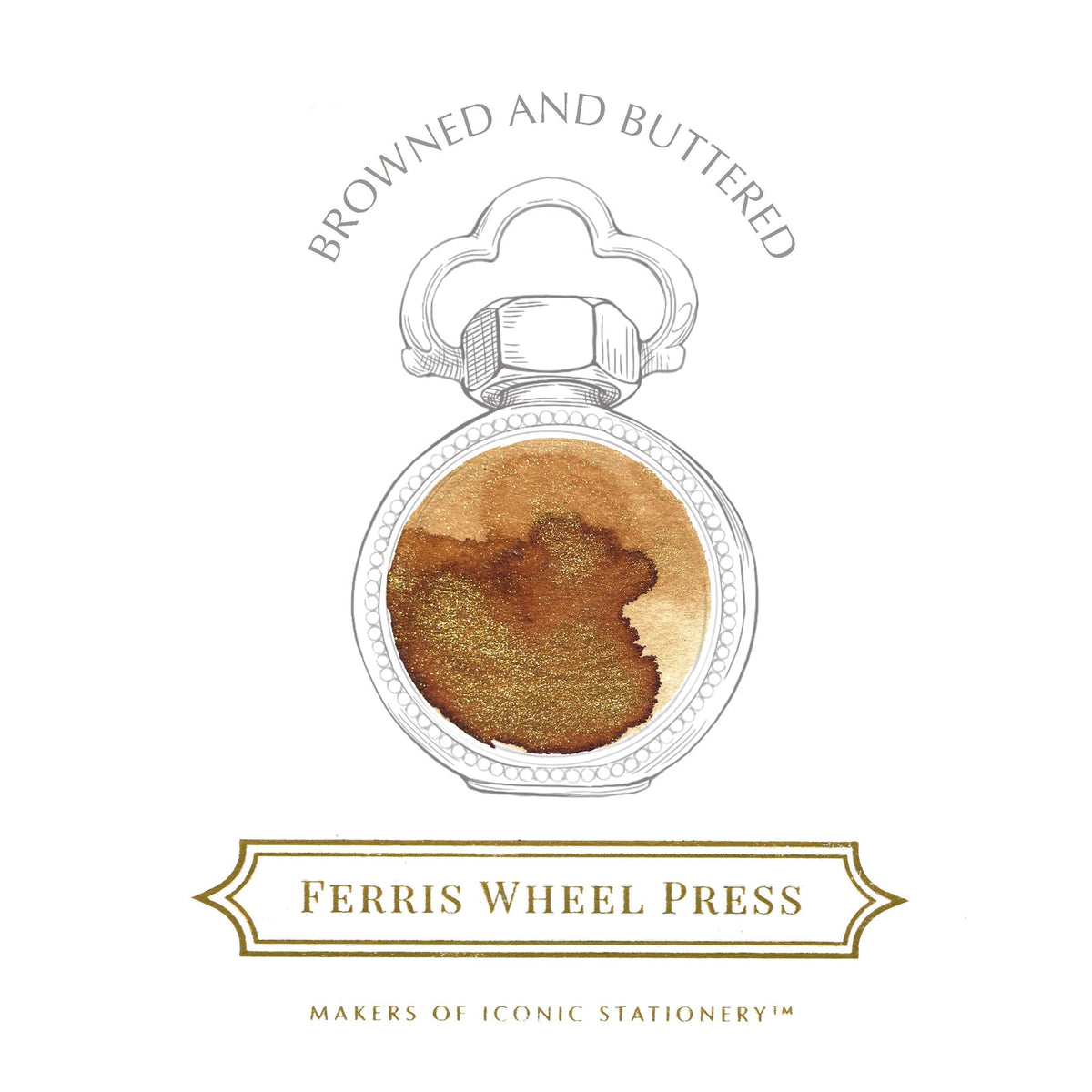 Blekk til fyllepenn 10 ml – Browned and Buttered