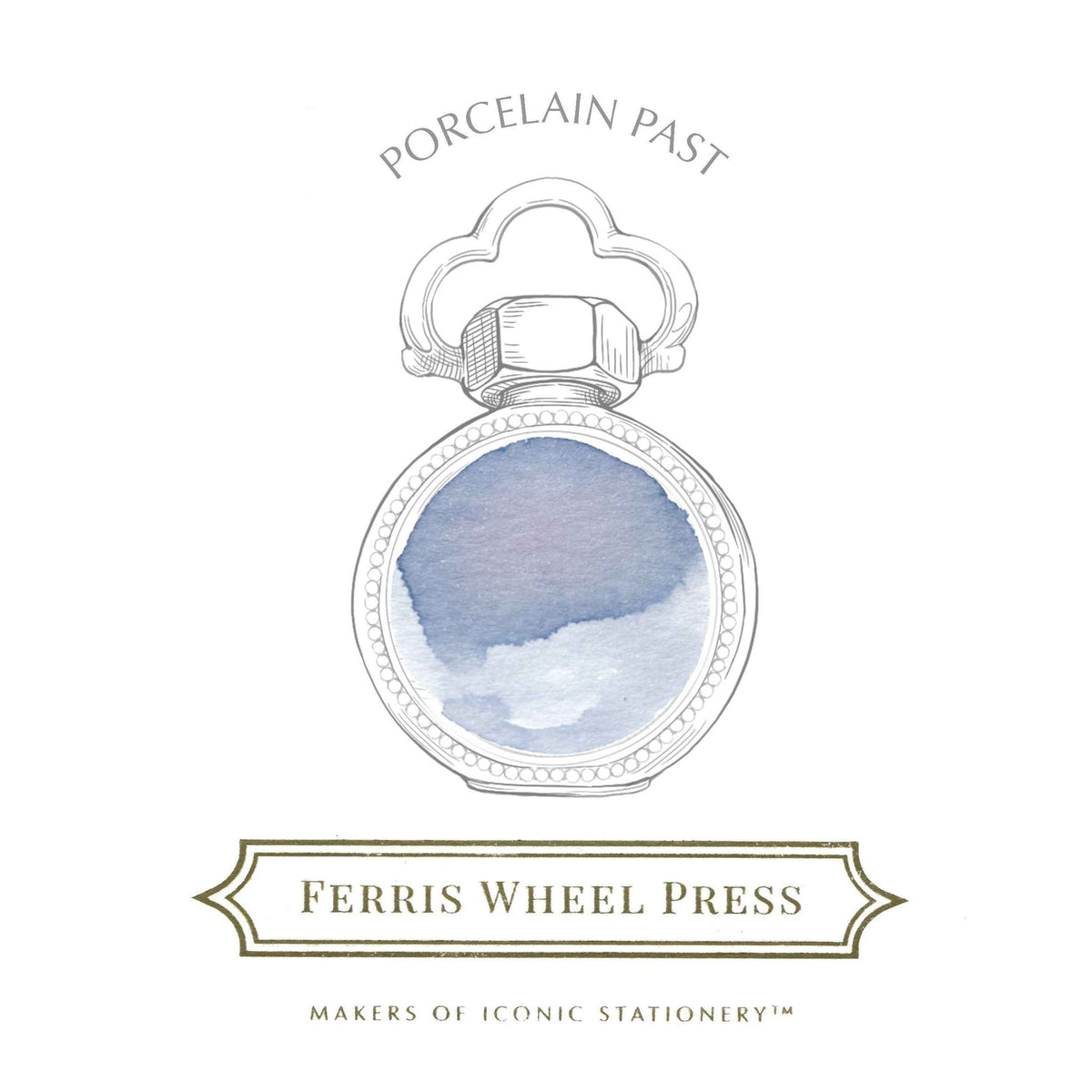 Blekk til fyllepenn 10 ml – Porcelain Past