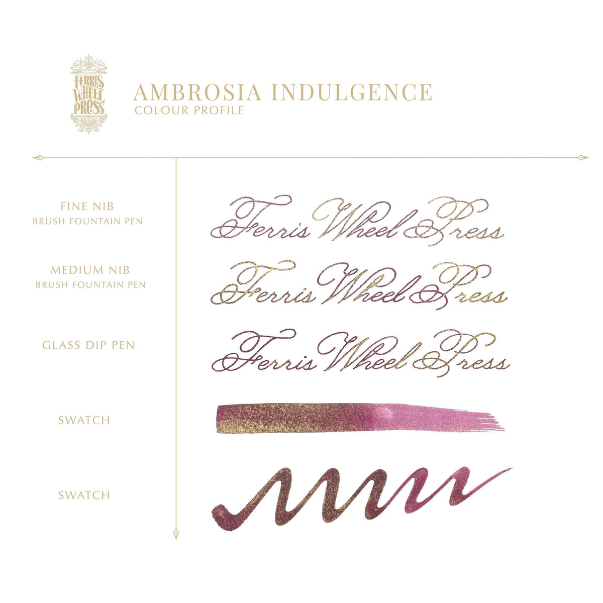 Blekk til fyllepenn 20 ml – Ambrosia Indulgence