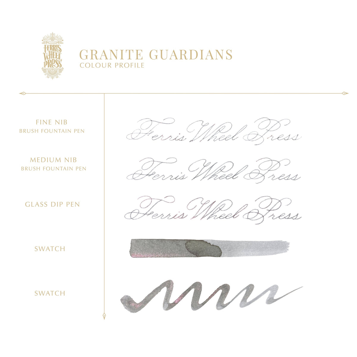 Blekk til fyllepenn 20 ml – Granite Guardians