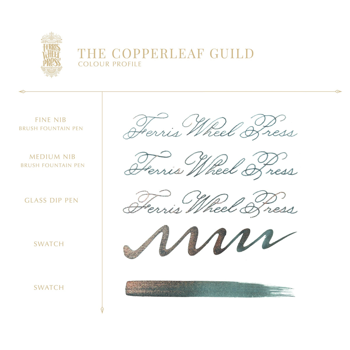 Blekk til fyllepenn 20 ml – The Copperleaf Guild