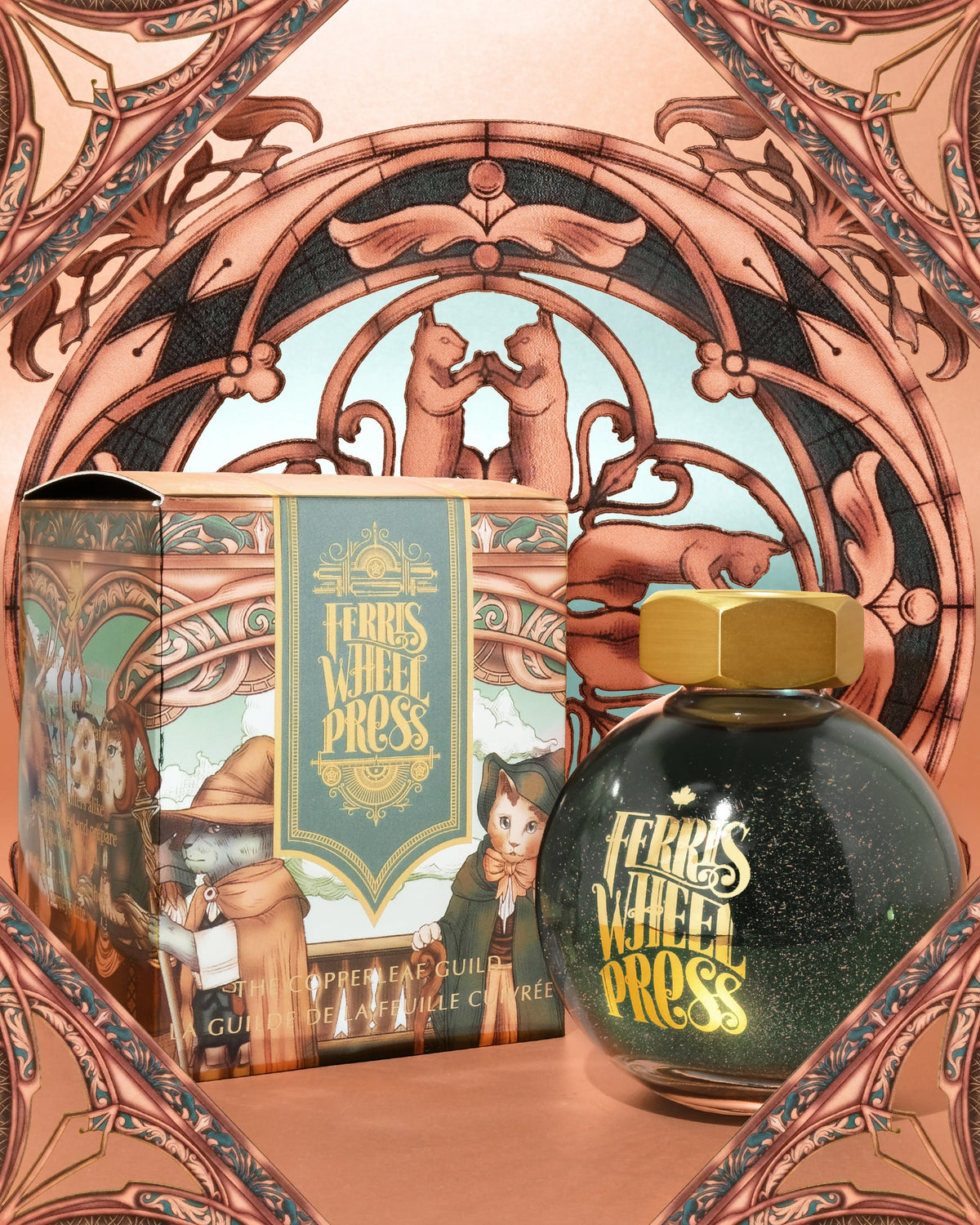 Blekk til fyllepenn 20 ml – The Copperleaf Guild