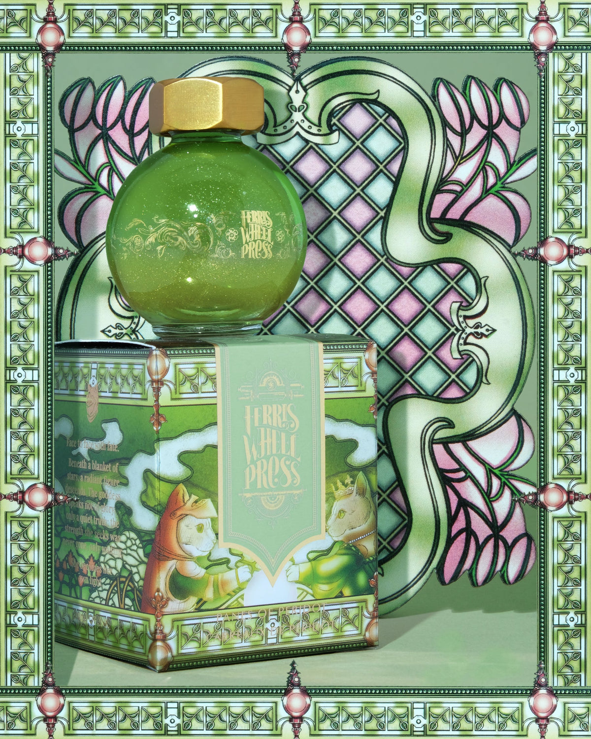 Blekk til fyllepenn 20 ml – Panes of Peridot