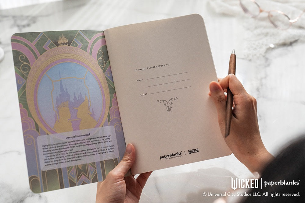 Ozmopolitan -  Wicked kladdebok Paperblanks (heftet)