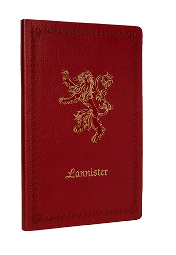Game of Thrones: House Lannister Ruled Notebook