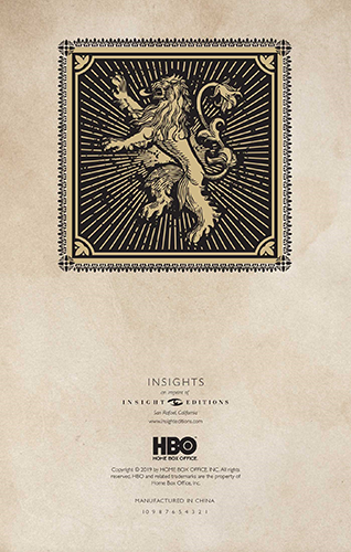 Game of Thrones: House Lannister Ruled Notebook