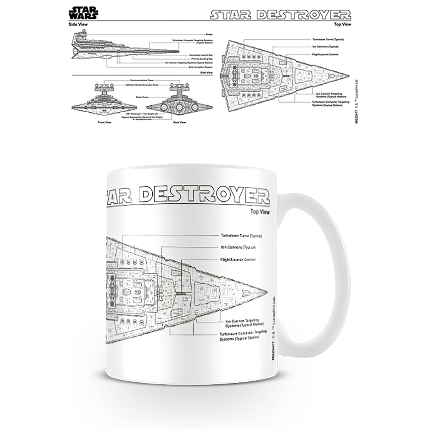 Star Wars kopp – star destroyer sketch