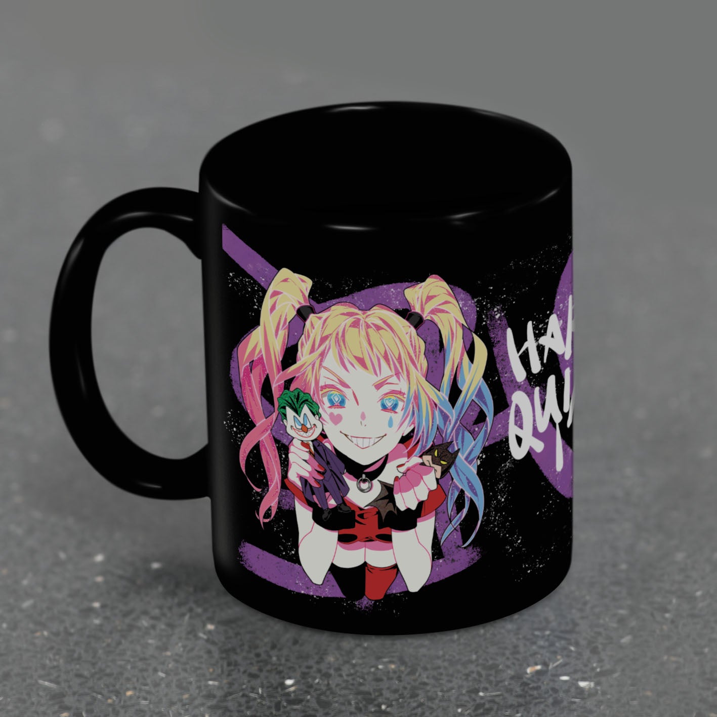 Batman kopp – Harley Quinn pigtails