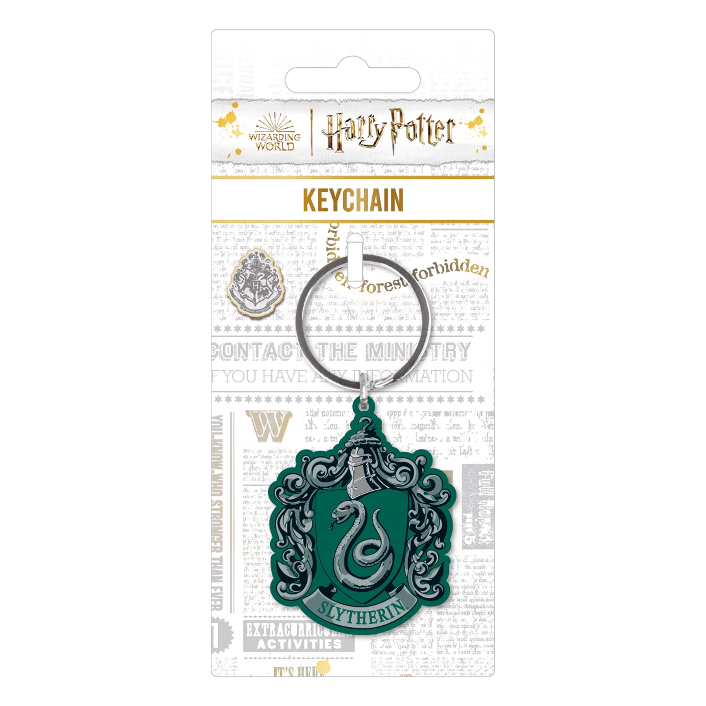 Harry Potter nøkkelring – colourful crest Slytherin