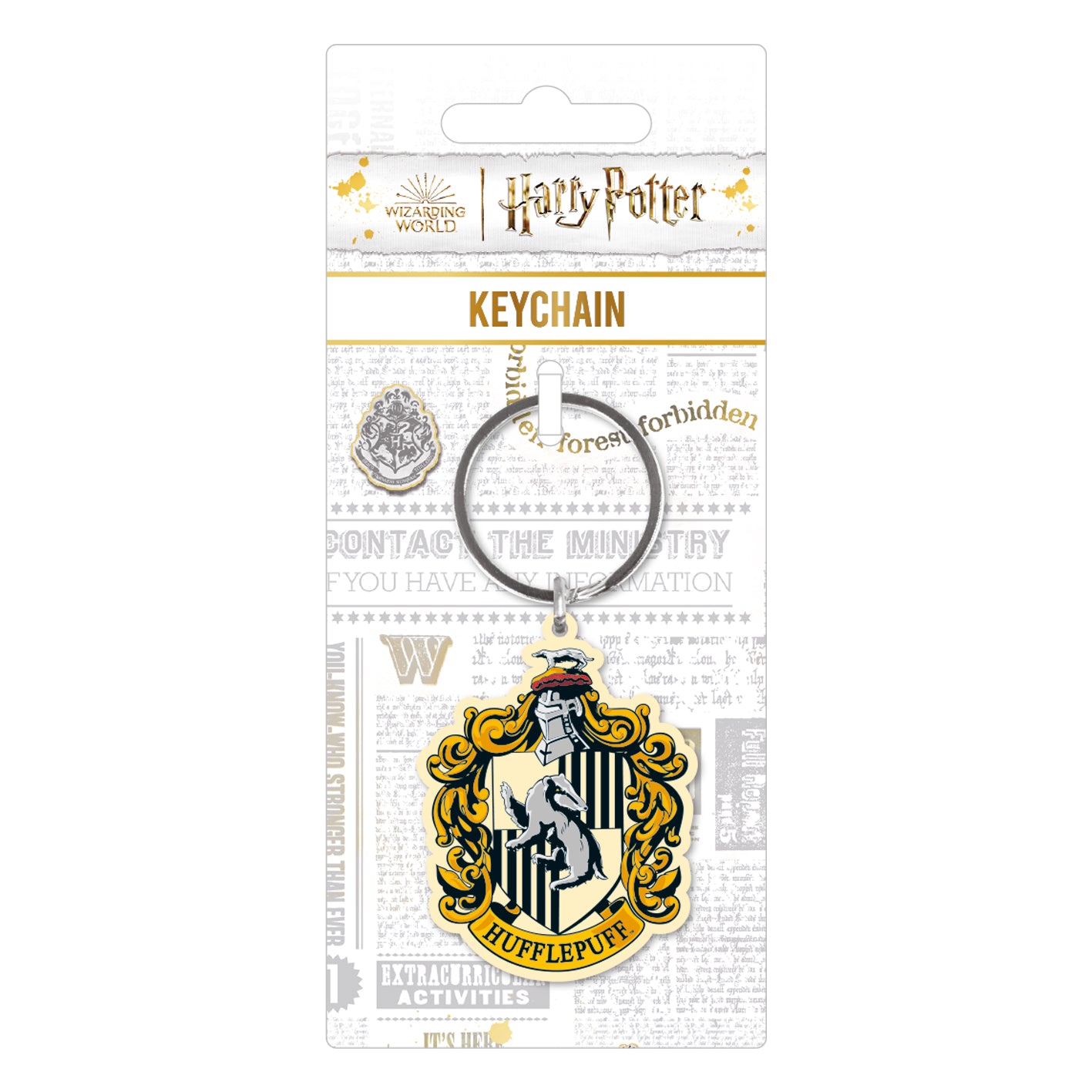 Harry Potter nøkkelring – colourful crest Hufflepuff