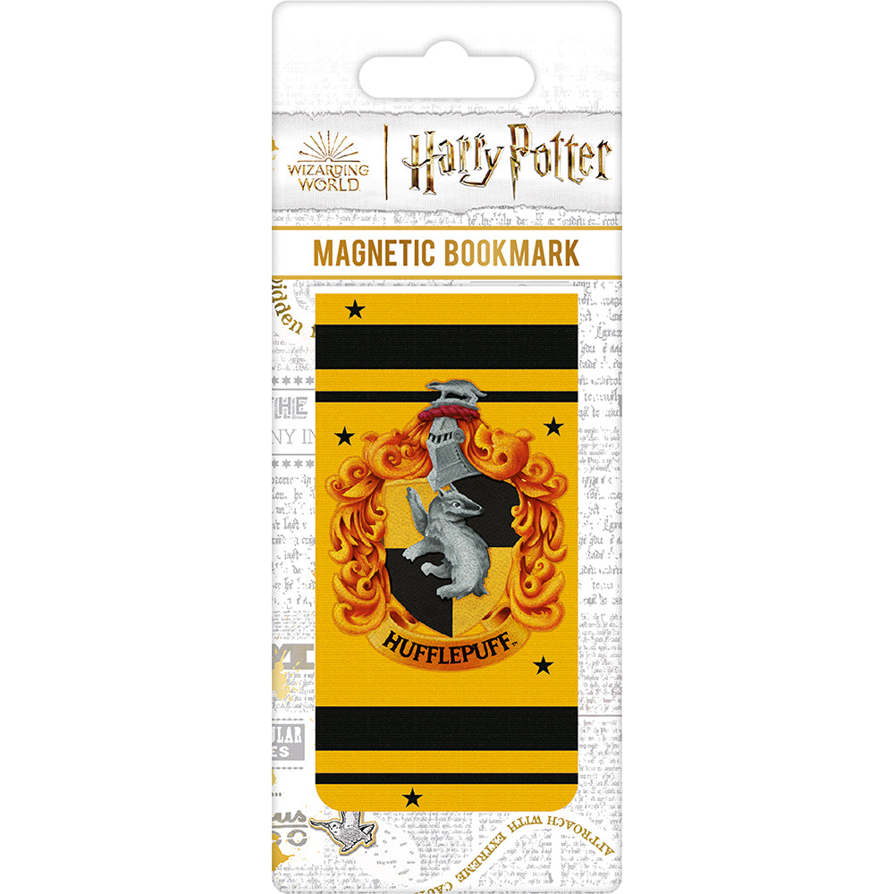 Harry Potter bokmerke – colourful crest Hufflepuff