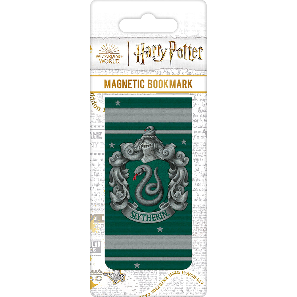 Harry Potter bokmerke – colourful crest Slytherin