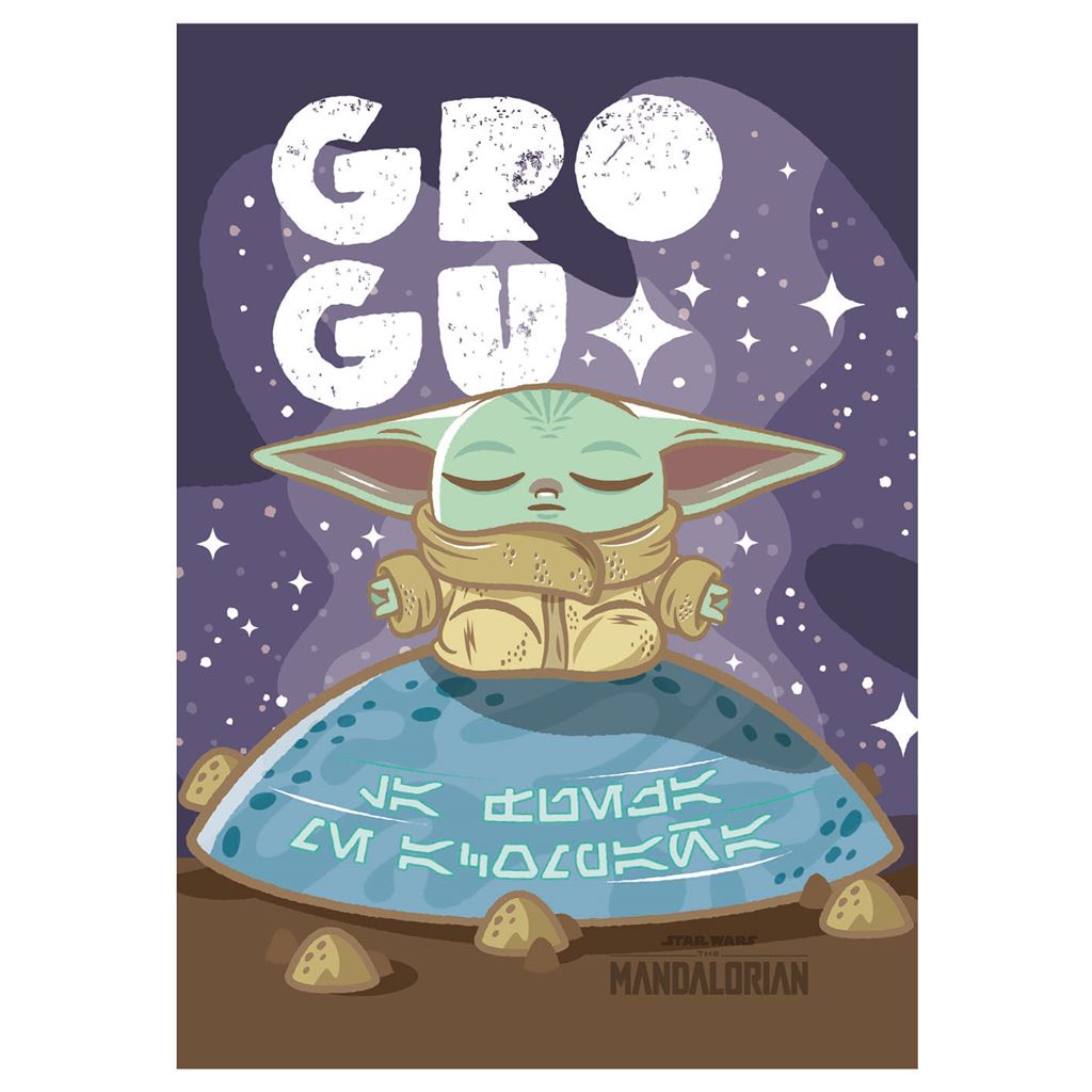 Star Wars postkort – Grogu cuteness