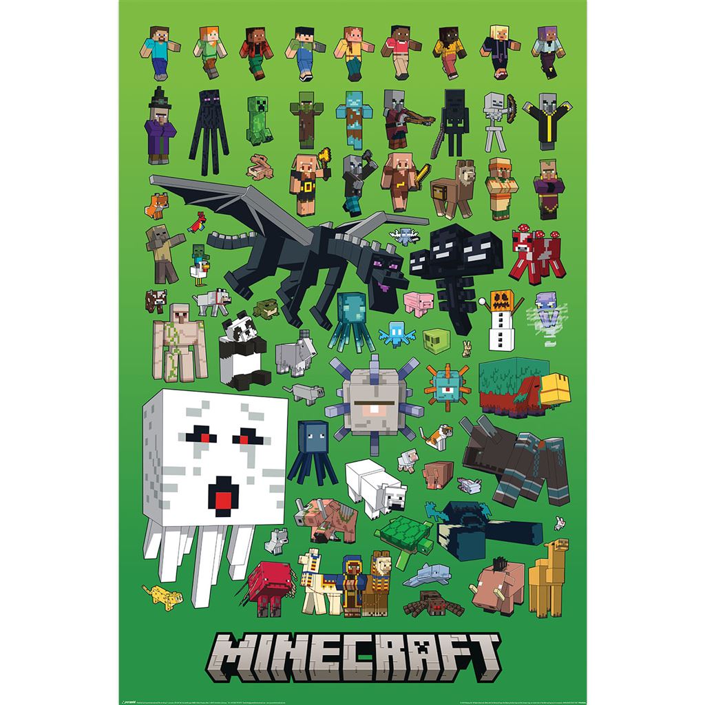 Minecraft plakat