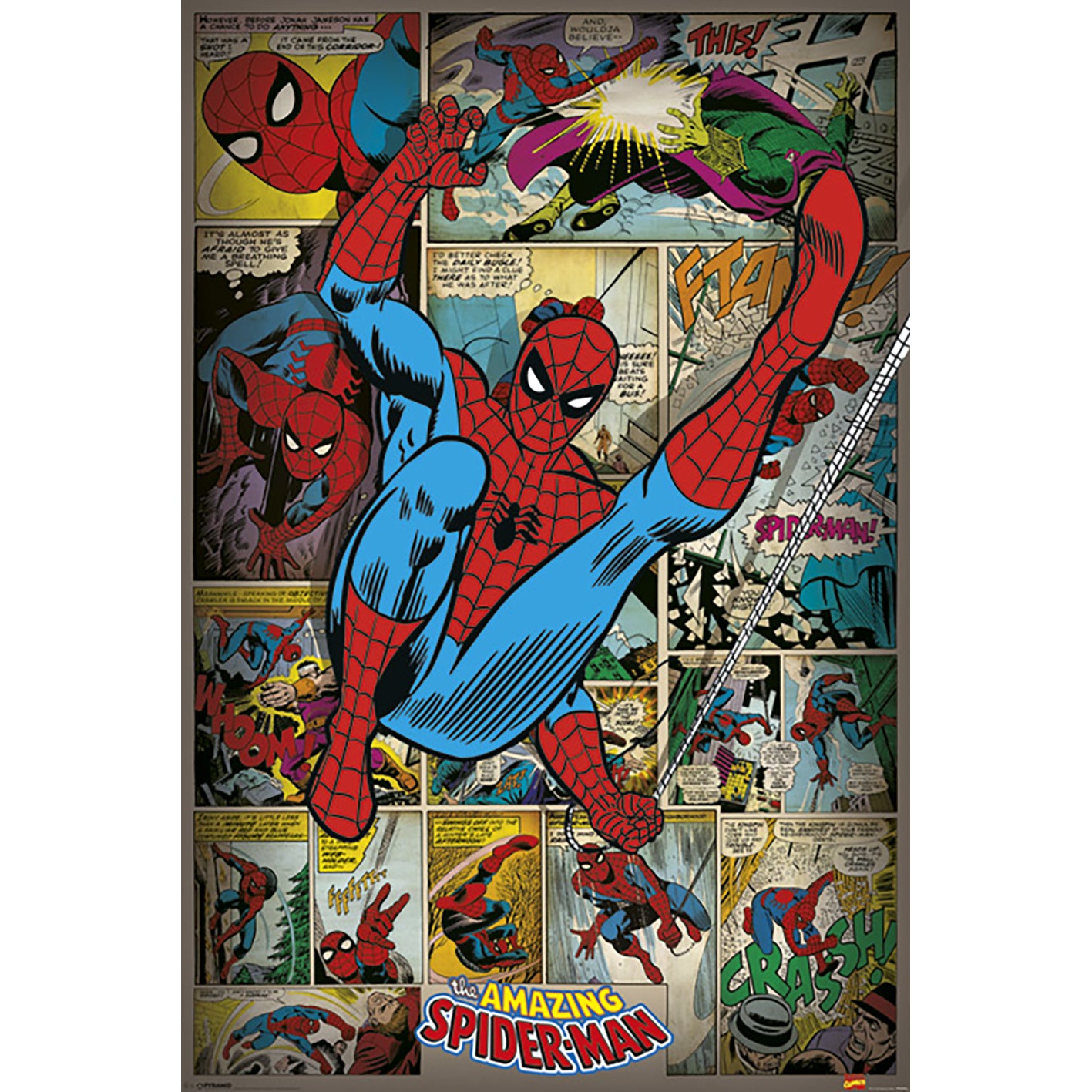 Spider-Man plakat – retro