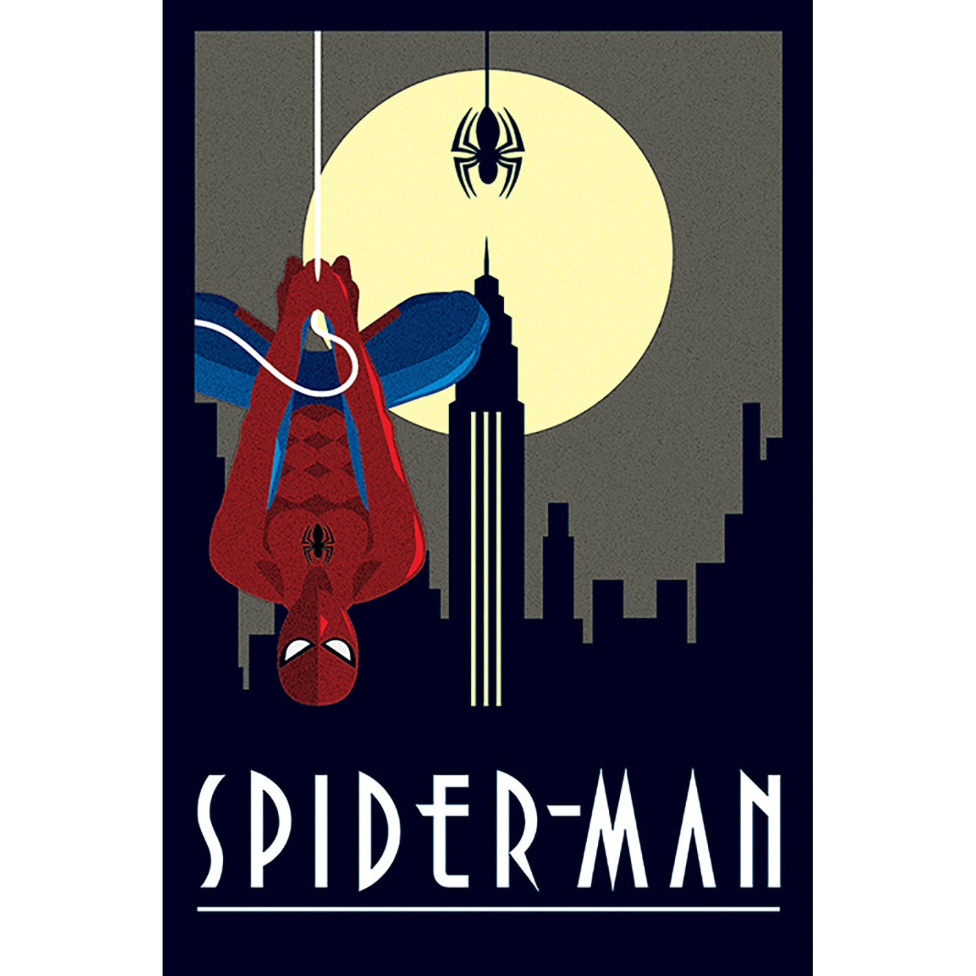 Spider-Man plakat – spider-man hanging