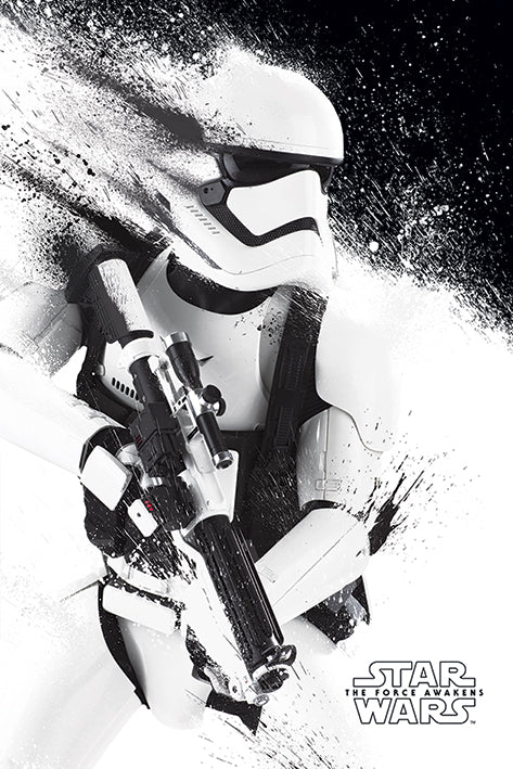 Star Wars plakat – stormtrooper paint