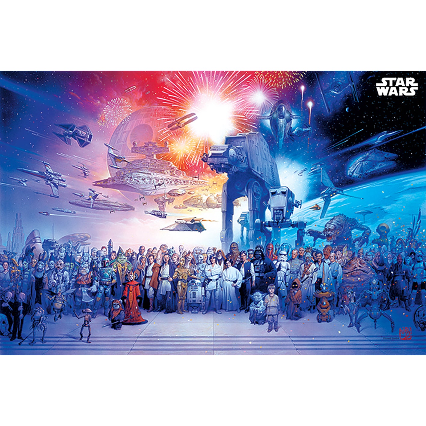 Star Wars plakat – universe