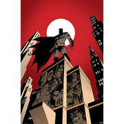 Batman plakat – villain skyline
