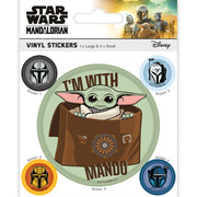 The Mandalorian klistremerker – i'm with mando