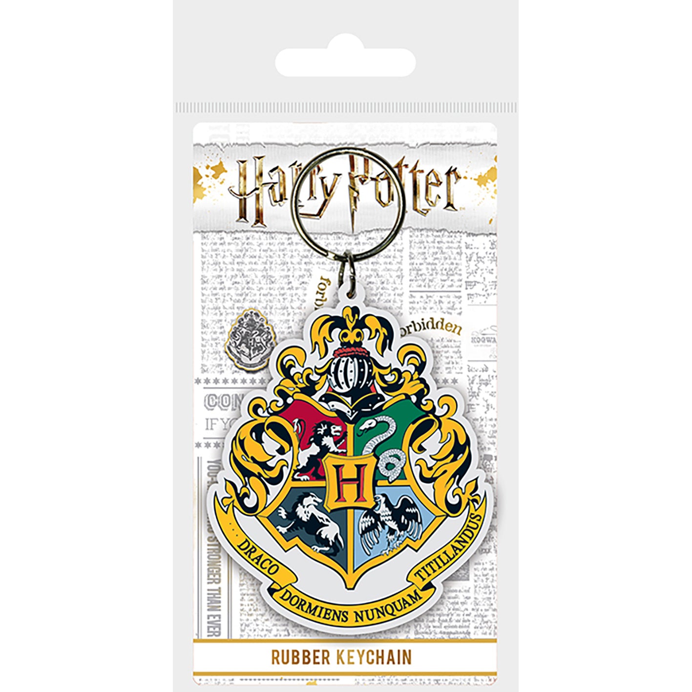 Harry Potter nøkkelring – colourful crest hogwarts