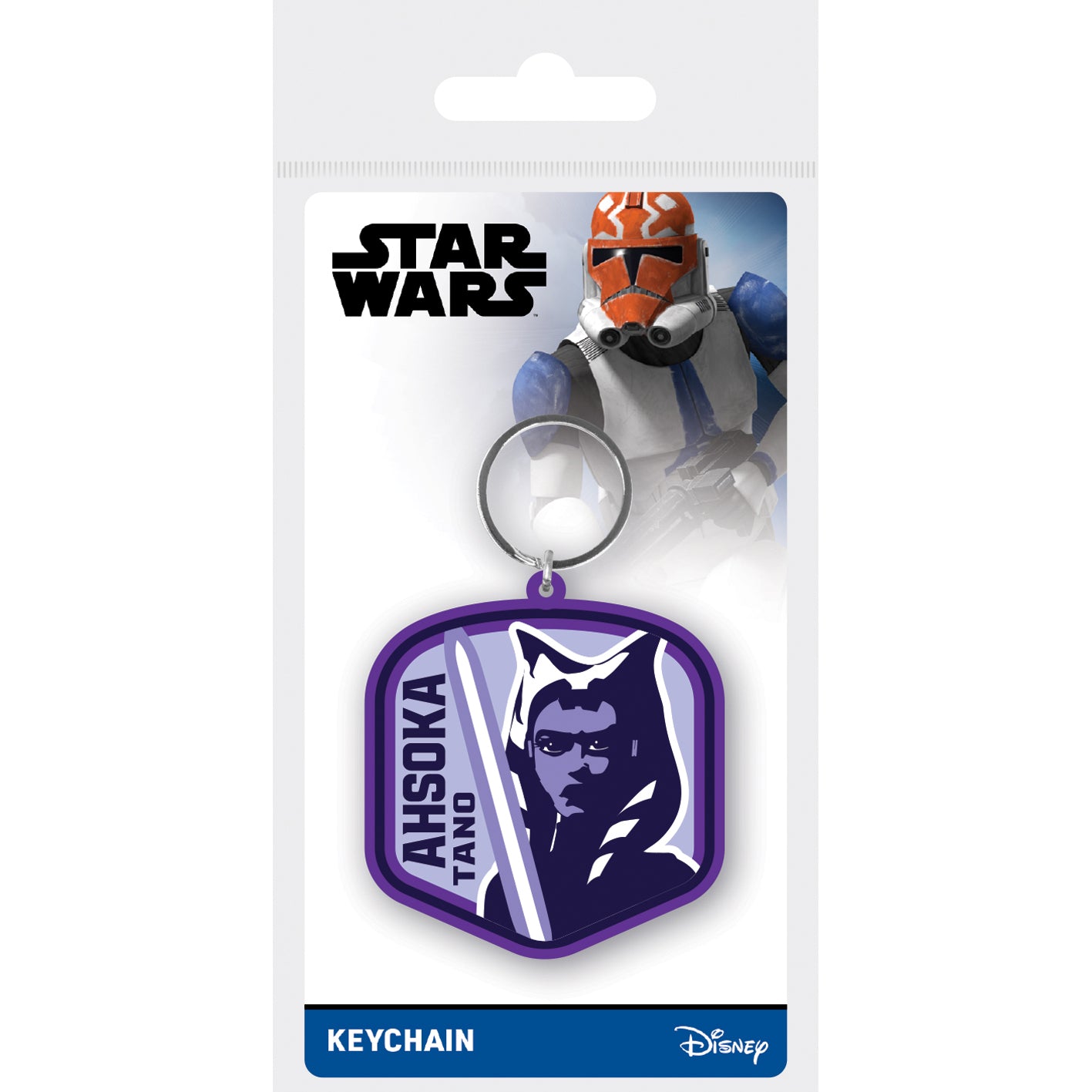 Star Wars nøkkelring – ahsoka pvc keychain