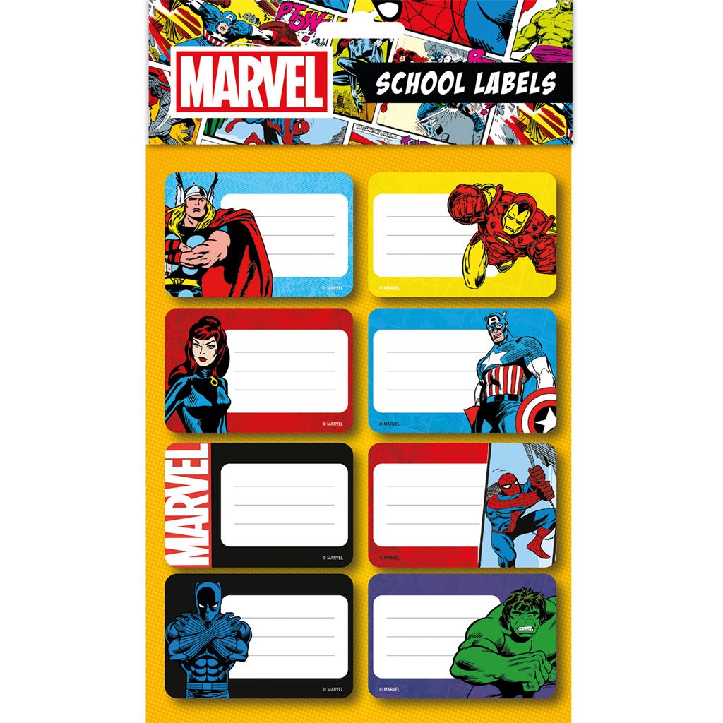 Marvel etiketter