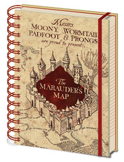 Harry Potter notatbok – marauders map