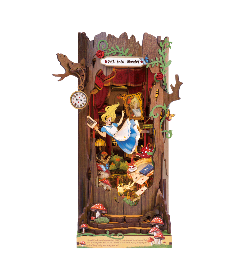 Fall into Wonder – Alice i eventyrland - Book nook