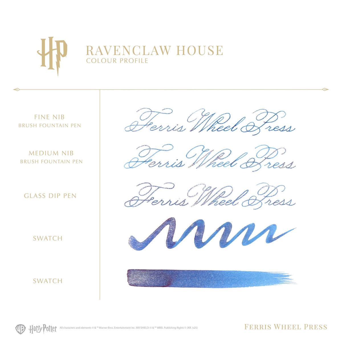 Harry Potter blekk til fyllepenn – Ravenclaw