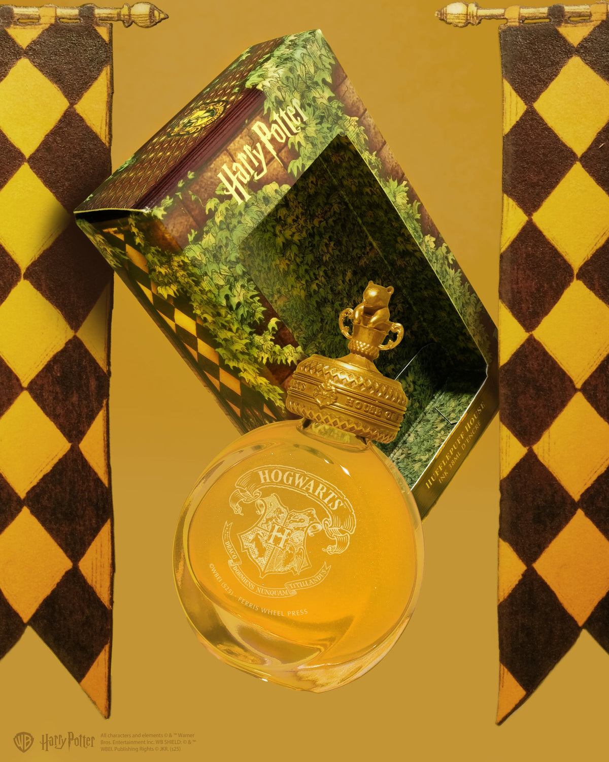 Harry Potter blekk til fyllepenn – Hufflepuff