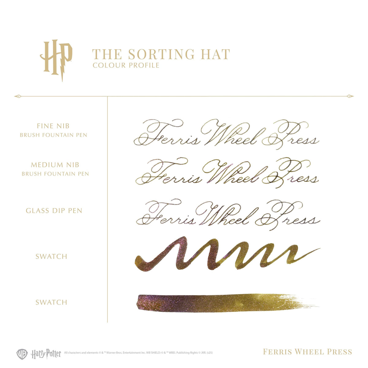 Harry Potter blekk til fyllepenn – The Sorting Hat