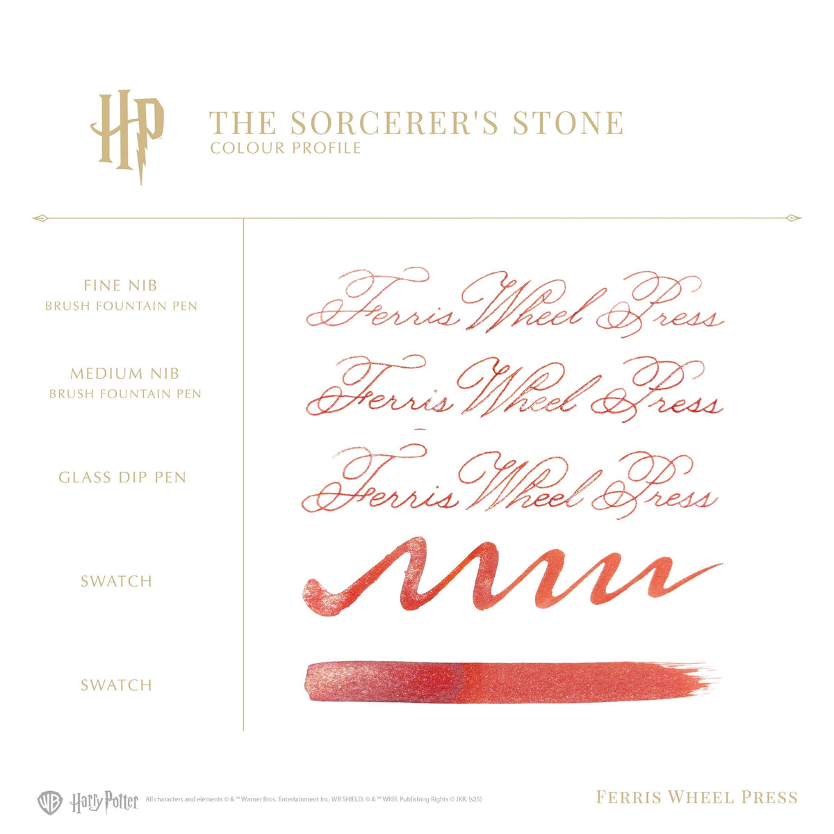 Harry Potter blekk til fyllepenn – The Sorcerer's Stone