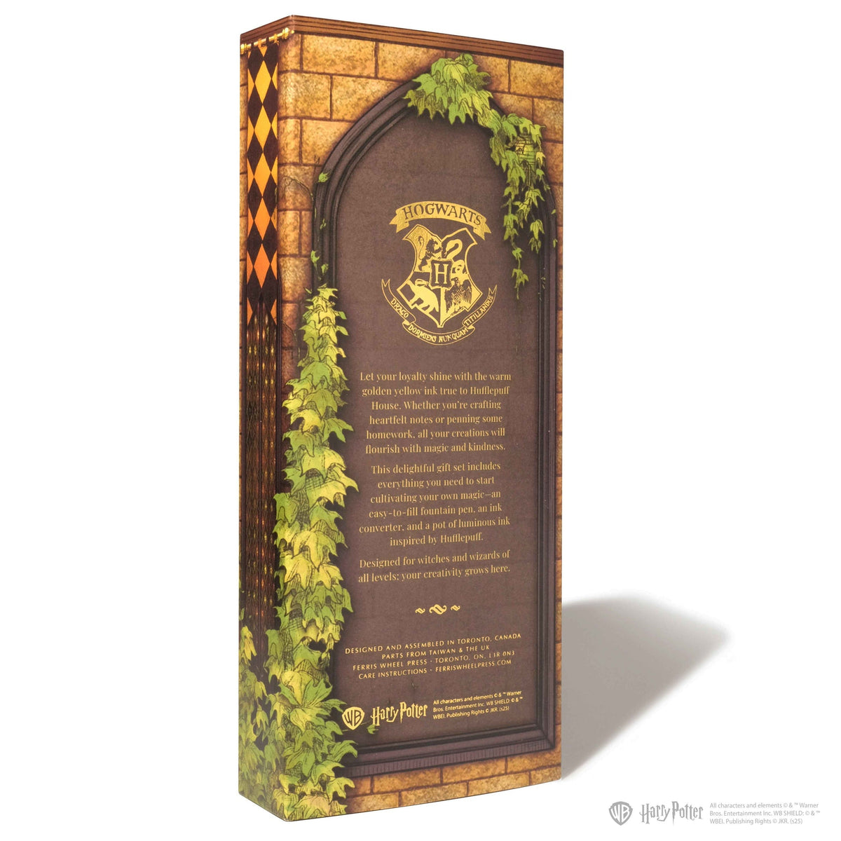 Harry Potter fyllepenn og blekk – Hufflepuff