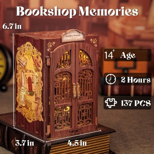 Bookshop Memories - Book nook byggesett – bilde 11