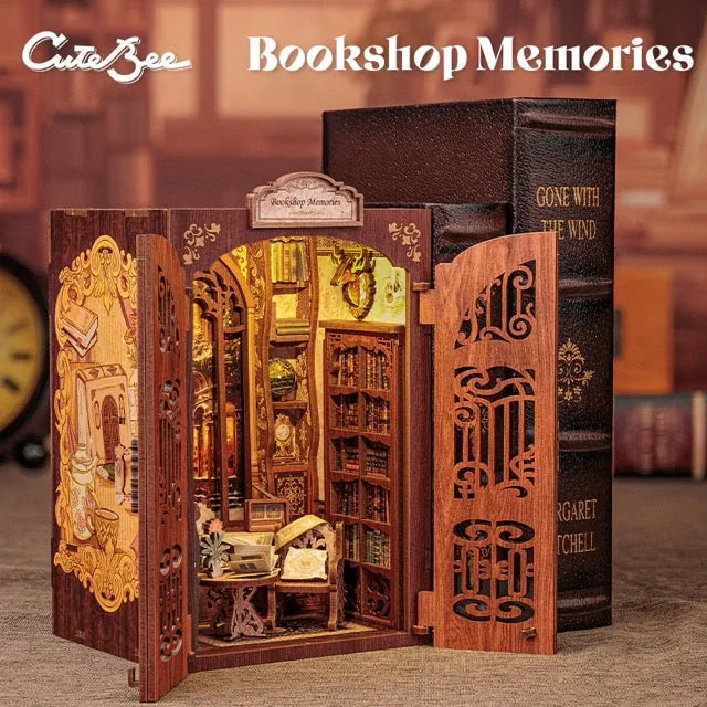Bookshop Memories - Book nook byggesett – bilde 6