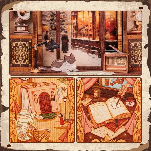 Bookshop Memories - Book nook byggesett – bilde 8