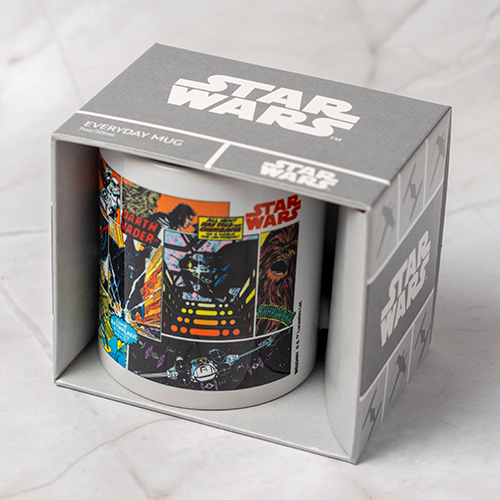 Star Wars kopp – comic paneler