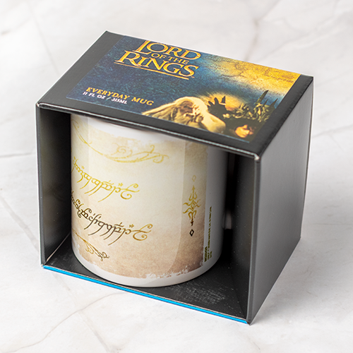 Ringenes Herre kopp – ring inscription